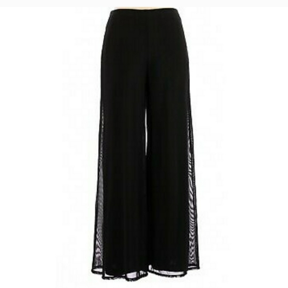 Tadashi Seaton Chiffon Panel Pant, Size 4 - Picture 6 of 14